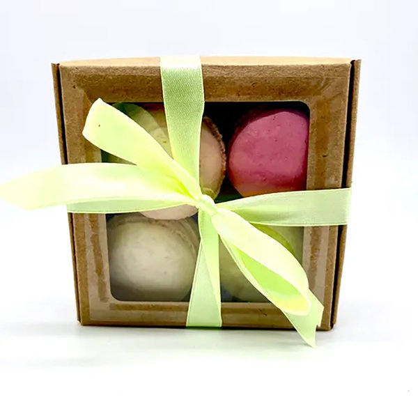 Macaron 4er Geschenkbox